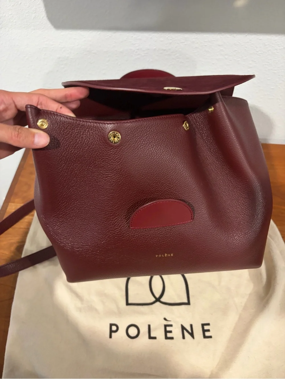 Polene Numero Un in burgundy